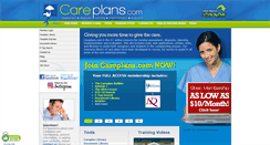 Desktop Screenshot of careplans.com